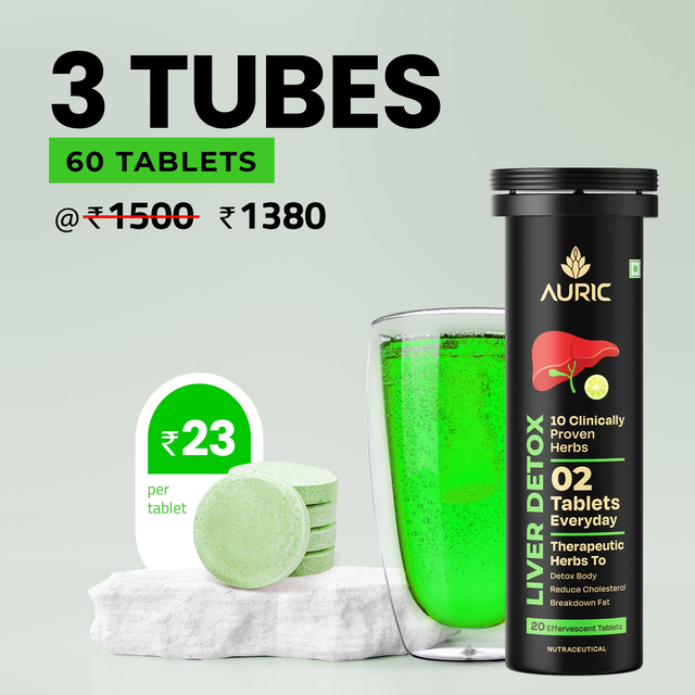 Liver Detox Effervescent Tablet - Drop Fizz & Drink