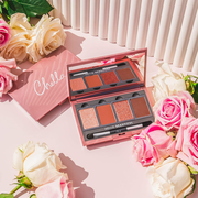 chella + velabeauty blushing rose eyeshadow palette
