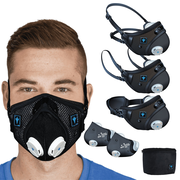 RZM3 MASK: 3 Strap Design, 99% Filtration, Up to 50% Breathability, No Fog Technology *BEST SELLER*