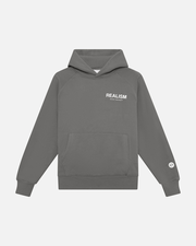 SSS REALISM BACK LOGO HOODIE COOL GREY