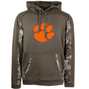 Clemson Performance Hoodie - Canteen/Strata