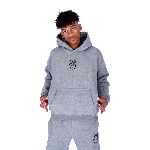 Deuce Peace Hoodie | Grey
