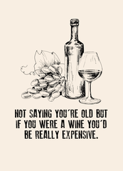 Really Old Wine Card