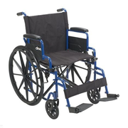 Blue Streak Wheelchair | 20 Inch Seat BLS20FBD-SF