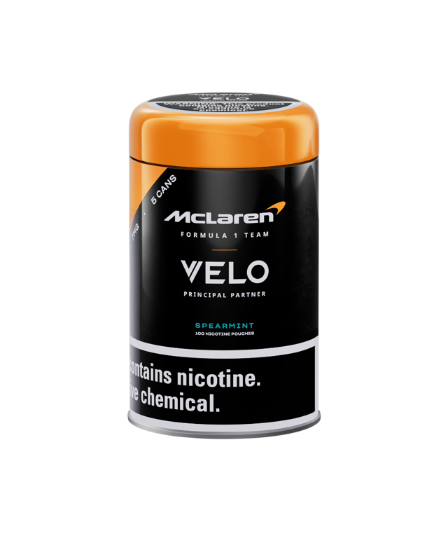 Velo McLaren Tin Spearmint 7mg - bundled