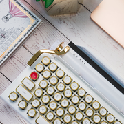 REFURBISHED WHITE GOLD SIGNATURE QWERKYWRITER® US LAYOUT