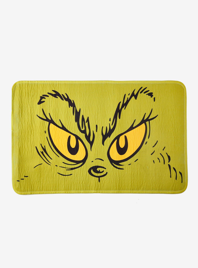Dr. Seuss How The Grinch Stole Christmas! Grinch Face Rug