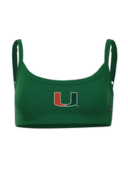 University of Miami Rib Bra Top