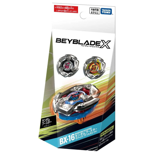 [FullSet] Takara Tomy Beyblade BX-16 Viper Tail Select Random Booster Vol 2