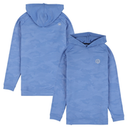 The Open Peter Millar Pine Camo Hoodie - Light Blue - Kids