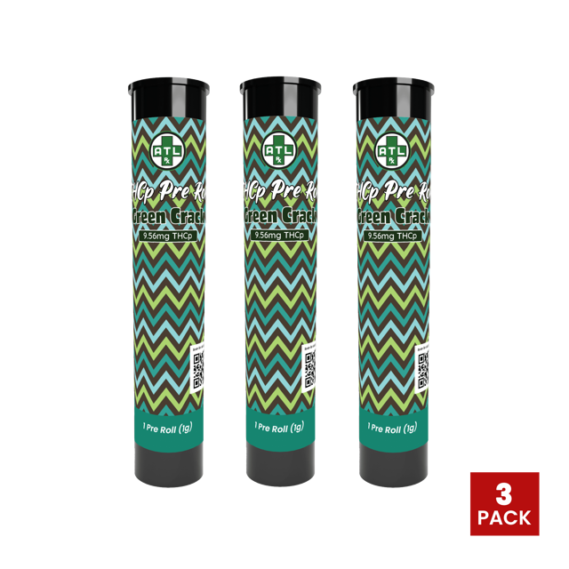 Green Crack THCp Pre Rolls (3 Pack)