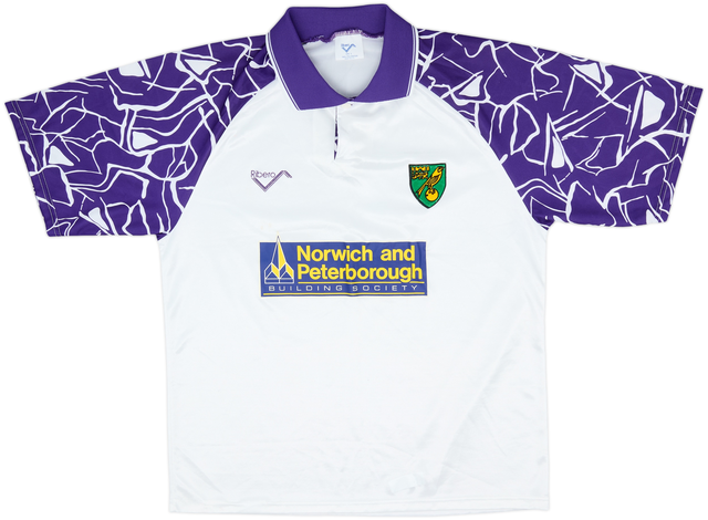 1992-94 Norwich Away Shirt - 8/10 - (L)