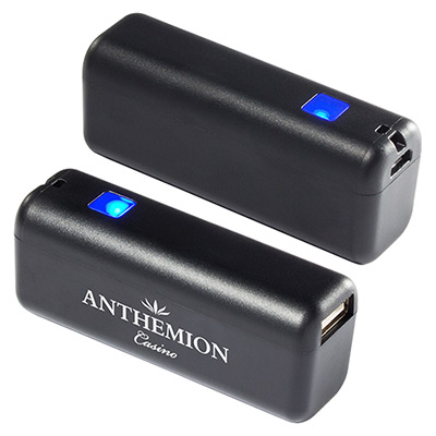 Logo Imprinted Mini Power Bank - 2200mAh