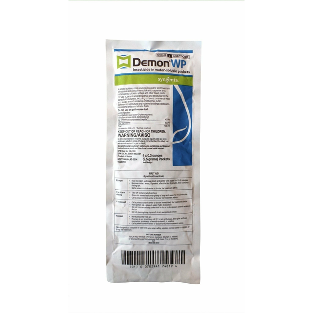 Demon WP Insecticide 4 x 0.3 Oz. Packets