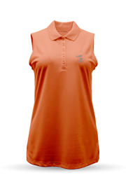 Silicone Dropline Logo - Women's Sleeveless Polo
