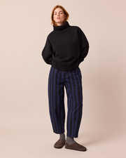 Remi Blue & Black Stripe Denim Jeans