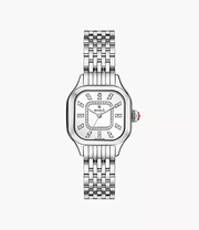 Meggie Stainless Steel Diamond Dial Watch