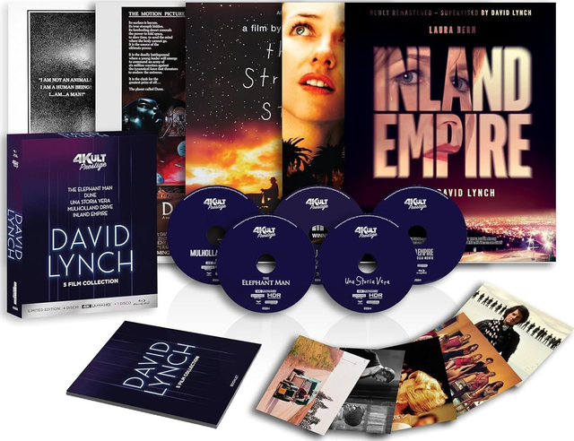 David Lynch: 4Kult Prestige 5 Film Collection (4K UHD/Blu-Ray, Limited Edition, Region Free/B) *one per customer