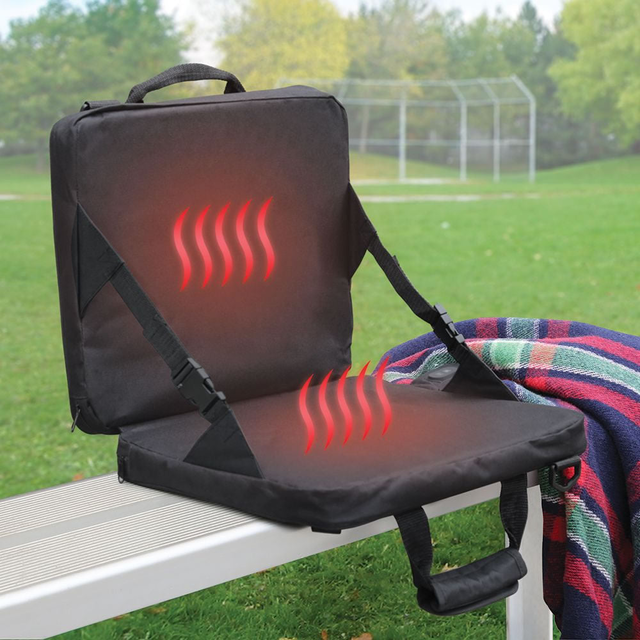 The Rechargeable Heated Massaging Stadium Seat
