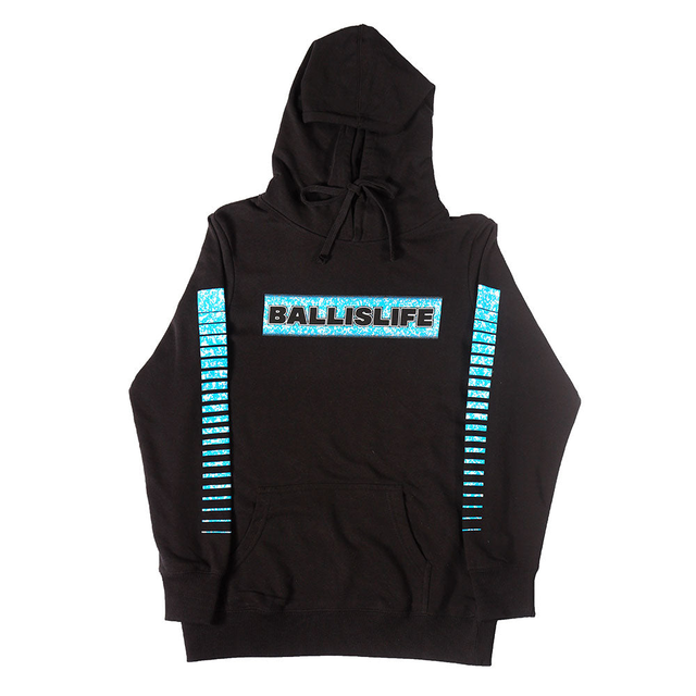 WMNS Splash Hoodie in Black/Blue