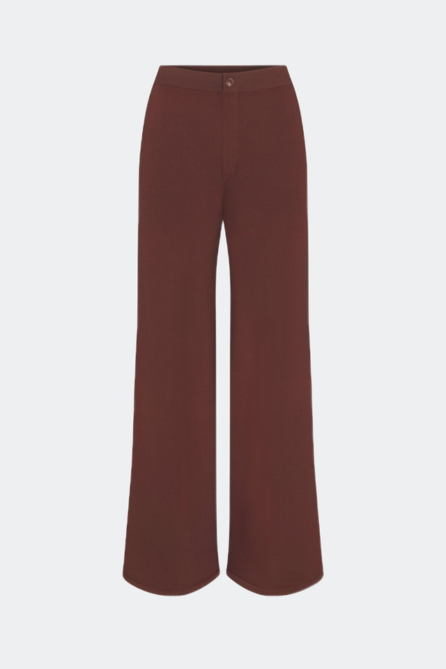 Knits By Jabber Pant In Choco Brown