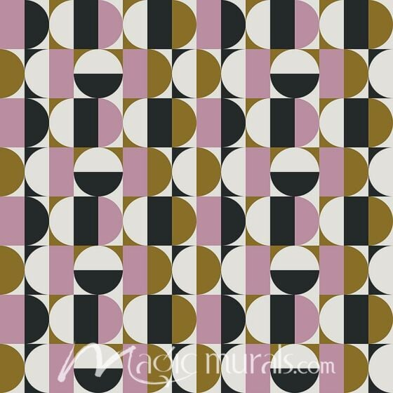 Mid Century Abstract Wallpaper