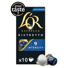 L'or. 10 Espresso Ristretto Decaff Coffee Pods 52G