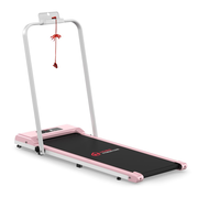 2 in 1 Folding Treadmill, Under Desk Treadmill 0.6-6.2MPH Walking Jogging Machine for Home Office
