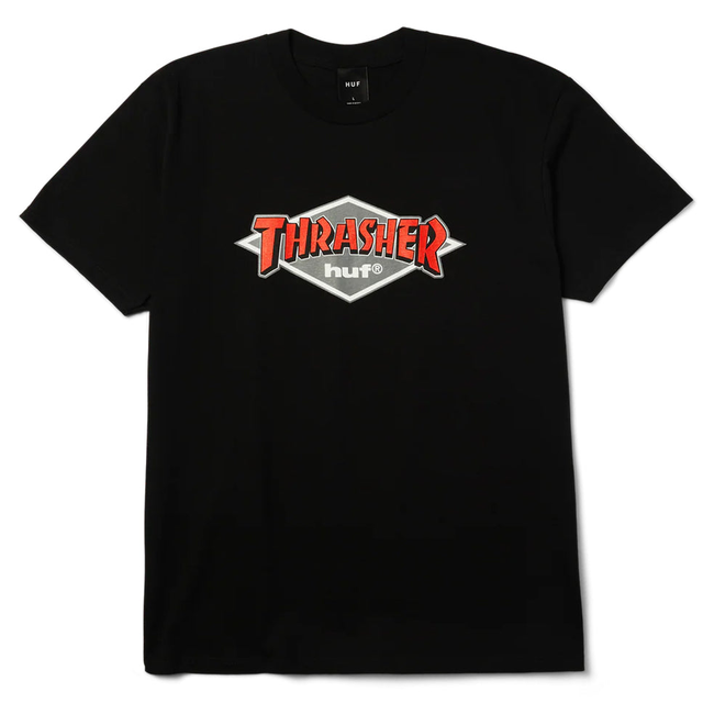 HUF x Thrasher Logo T Shirt