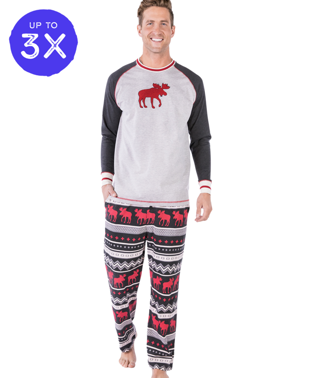Cabin Moose Men's PJ Set