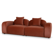 Soma 3 Seater Sofa - Umber Orange