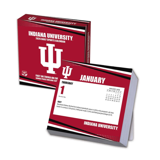 Indiana Hoosiers 2026 Desk Calendar