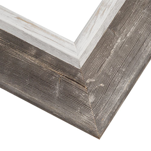 Rustic Gray with Whitewash Picture Frame