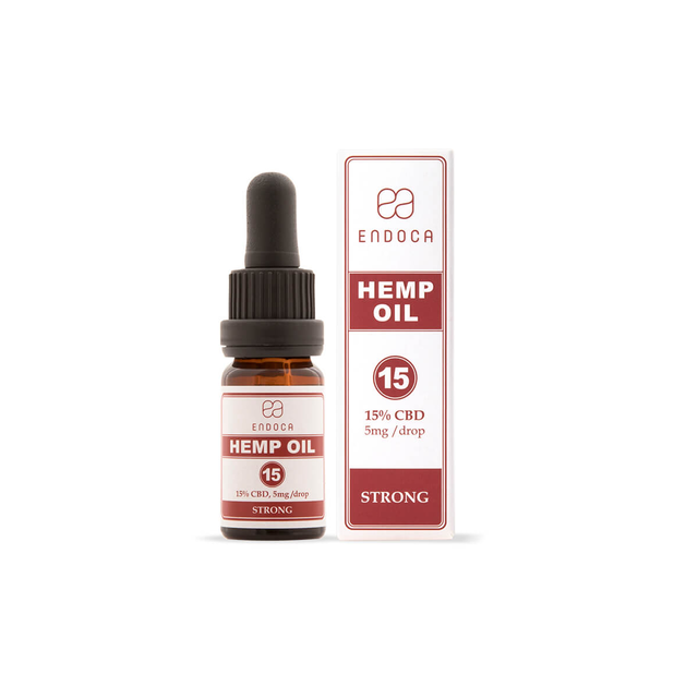 Buy High-Concentration Hemp Oil Drops 1500mg (15% CBD) - Endoca© CBD