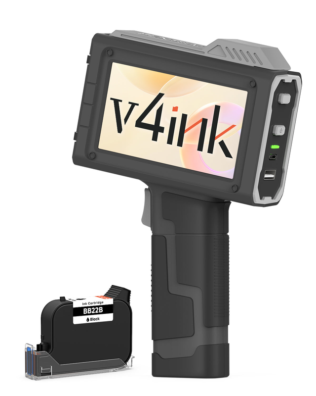 v4ink BENTSAI BT-HH6205B 6205B Portable Handheld Mobile Inkjet Coding Printer