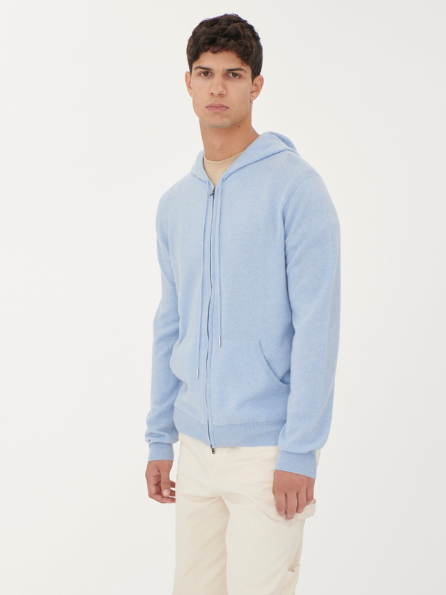 Cashmere Zip Hoodie