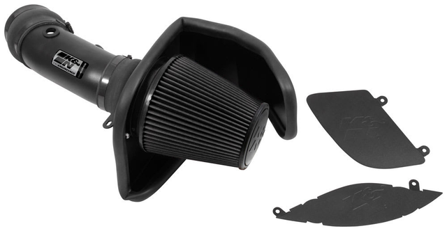 Cold Air Intake - Dryflow, Roto-mold Tube - DODGE CHALL HELLCAT SC V8-6.2