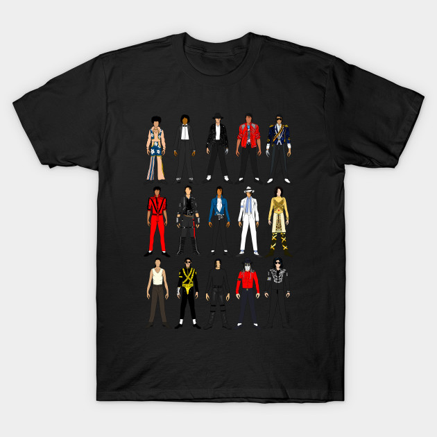 Outfits Of King Jackson Pop Music Fashion T-Shirt