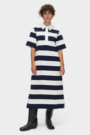 Nonia Striped Jersey Midi Dress
