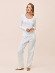 Claire Soft Cotton Waffle PJ Set