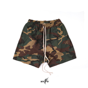 HTFU Practice Shorts - Camo Rip Stop Fabric
