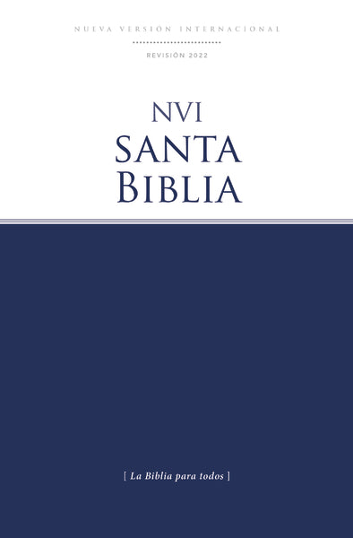 NVI, Santa Biblia, Edición económica, Revisión 2022, Tapa Rústica