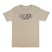 Busch Light Earth Camo Logo T-Shirt