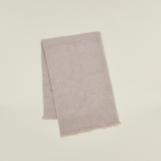 Solid Mohair Throw - Lilac