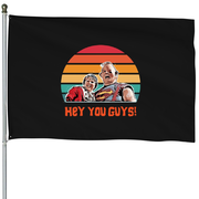 Goonies hey you guys retro sunset House Flags sold by Akbasnmogeltaop70 | SKU 1715336150 | Printerval