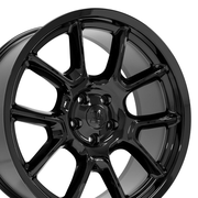 OE Wheels DG21 22x9.5 5x127 29et Gloss Black Wheel SET