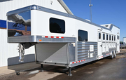 2024 4 Star 6 Horse 11' LQ Side Load, Integrated Pod, Outback Conversion