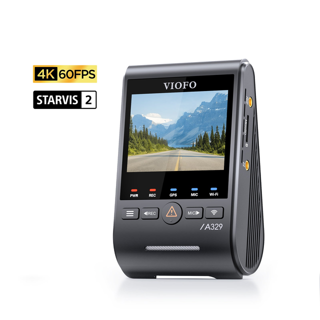 VIOFO A329S 1CH 4K 60FPS Wi-Fi 6 HDR Dash Cam with Sony STARVIS 2 Sensor, Support SSD Storage, Low Power Impact Detection, Hybrid Parking Recording