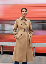 Aria Shower Resistant Trench Coat