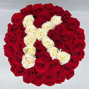 Custom Rose Box With Letter Or Number